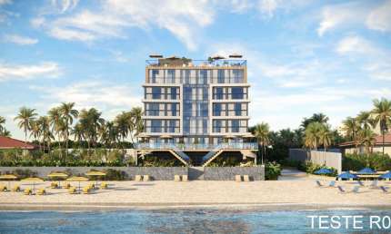 Flat de 20 m² pé na areia de Porto de Galinhas ideal para investir