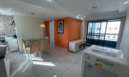 Apartamento de Aluguel Semi Mobiliado em Boa Viagem -Recife