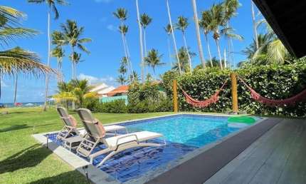 Casa Beira mar com 292 m² 4 suítes e 4 vagas na beira mar da Praia dos Carneiros perto da igrejinha