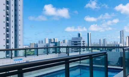 Apartamento para venda possui 56 metros quadrados com 2 quartos em Madalena - Recife - PE