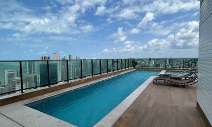 Apartamento 2 Quartos Mobiliado Em Boa Viagem para Aluguel - Recife