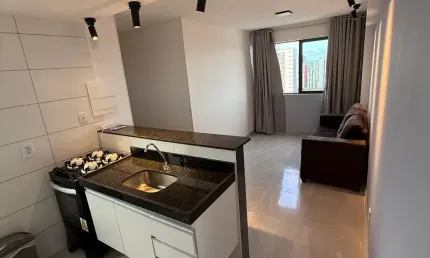 VENDA – 2 QUARTOS SEMI-MOBILIADO NO GOLDEN BEACH EM BOA VIAGEM COM LAZER COMPLETO