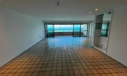 Apartamento com 220 m² 4 suítes e 3 vagas no Edf Castelinho na Av Boa Viagem Recife-PE