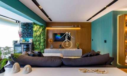Apartamento com 2 dormitórios à venda, 87 m² por R$ 1.100.000 - Portal do Morumbi - São Paulo/SP está totalmente mobiliado