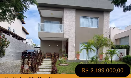 Casa em condomínio fechado com 4 quartos à venda na Rodovia BA-099 - Estrada do Côco, Vilas de Abrantes, Camaçari
