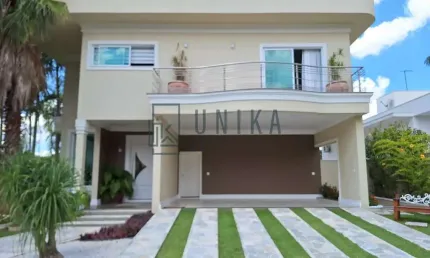 Imperdível: Casa de luxo em condomínio à venda em Alphaville Dom Pedro, Campinas-SP - 4 quartos, 4 suítes, 3 salas, 7 banheiros, 4 vagas, 585,81 m².