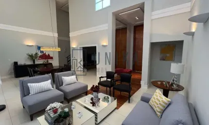 Casa térrea de luxo com 4 quartos, 4 suítes e 6 vagas no Loteamento Residencial Barão do Café - Campinas-SP