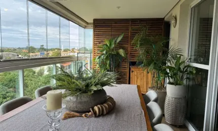 Apartamento de luxo com 3 suítes e 3 vagas de garagem no Loteamento Alphaville Campinas - Campinas-SP