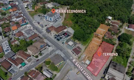 Terreno à venda na Rua Monsenhor Sebastião, 20, Floresta, Joinville