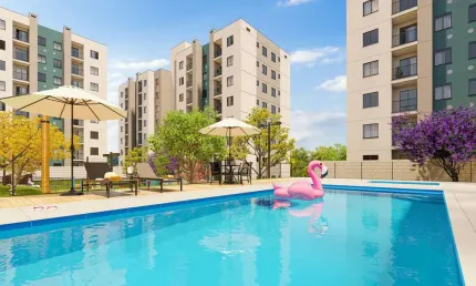 Apartamento para Venda em Joinville, Costa e Silva, 2 dormitórios, 1 banheiro, 1 vaga