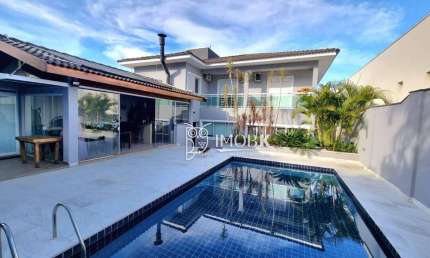 Lindíssima casa com 4 suítes à venda, 405 m² por R$ 3.200.000 - Loteamento Reserva da Serra - Jundiaí/SP