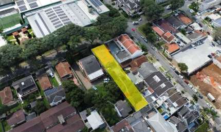 Terreno à venda na Rua Francisco Negrão, 908, Água Verde, Curitiba