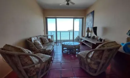 Apartamento com 3 dormitórios à venda, 125 m² por r$ 800.000,00 - praia das asturias frente mar - guarujá/sp
