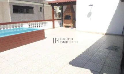 Cobertura com 3 dormitórios à venda, 175 m² por R$ 990.000,00 - Praia da Enseada – Brunella - Guarujá/SP