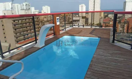 Cobertura com 4 dormitórios à venda, 275 m² por R$ 954.000,00 - Praia da Enseada – Hotéis - Guarujá/SP