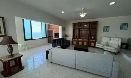 Apartamento com 5 dormitórios, 230 m² - venda por r$ 1.650.000,00 ou aluguel por r$ 10.000,00/mês - praia das pitangueiras frente mar - guarujá/sp