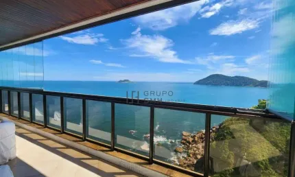 Apartamento com 5 dormitórios, 251 m² - venda por r$ 2.600.000,00 ou aluguel por r$ 13.000,00/mês - praia das asturias frente mar - guarujá/sp