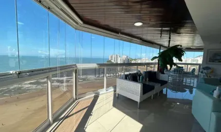 Cobertura com 6 dormitórios à venda, 460 m² por R$ 5.500.000,00 - Jardim Astúrias - Guarujá/SP