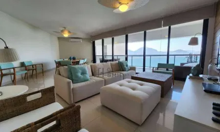 Apartamento com 4 dormitórios à venda, 170 m² por r$ 1.700.000,00 - astúrias frente mar - guarujá/sp
