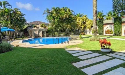 Casa com 7 dormitórios, 1400 m² - venda por r$ 12.000.000,00 ou aluguel por r$ 55.000,00/mês - acapulco - guarujá/sp