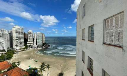 Apartamento com 3 dormitórios à venda, 215 m² por R$ 850.000,00 - Praia das Pitangueiras Frente Mar - Guarujá/SP