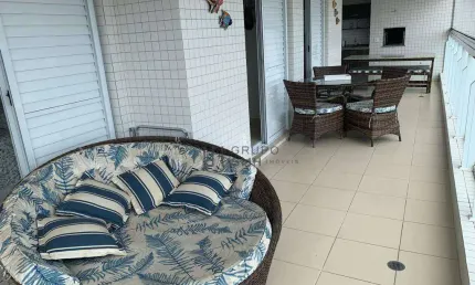 Apartamento com 3 dormitórios para alugar, 118 m² por R$ 8.500,00/mês - Enseada - Guarujá/SP