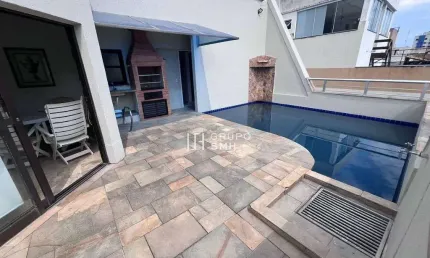 Cobertura com 3 dormitórios à venda, 220 m² por r$ 800.000,00 - enseada - guarujá/sp