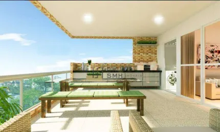 Apartamento com 2 dormitórios à venda, 74 m² por r$ 750.000,00 - astúrias - guarujá/sp