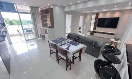Apartamento com 3 dormitórios à venda, 102 m² por r$ 480.000,00 - enseada - guarujá/sp