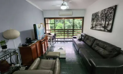 Apartamento com 3 dormitórios para alugar, 125 m² por r$ 5.500,00/mês - praia das pitangueiras - guarujá/sp