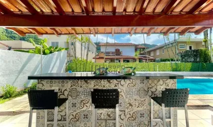 Casa em condomínio fechado com 5 quartos à venda na Avenida Dois, Balneário Cidade Atlântica, Guarujá
