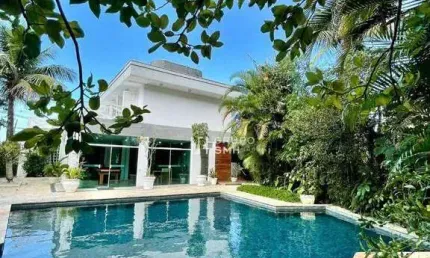 Casa em condomínio fechado com 5 quartos para alugar na Avenida Dois, 2, Balneário Cidade Atlântica, Guarujá