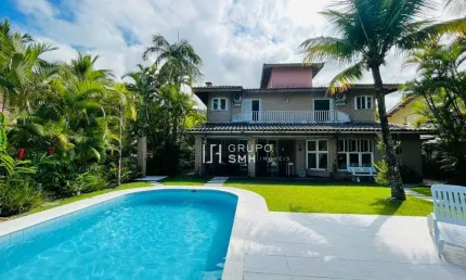 Casa em condomínio fechado com 5 quartos à venda na Avenida Dois, 3, Balneário Cidade Atlântica, Guarujá