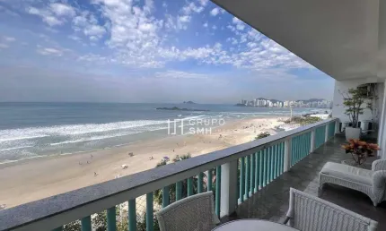 Apartamento com 2 suítes à venda, 250 m² por R$ 1.490.000 - Pitangueiras Frente Mar - Guarujá/SP