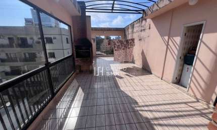 Cobertura com 2 suítes, 197 m² - venda por R$ 650.000 ou aluguel por R$ 6.600/mês - Jardim Las Palmas - Guarujá/SP