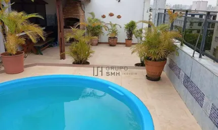 Cobertura com 3 dormitórios à venda, 206 m² por R$ 1.100.000,00 - Astúrias - Guarujá/SP