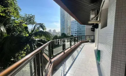 Apartamento com 3 dormitórios à venda, 215 m² por R$ 1.200.000 - Tombo - Guarujá/SP