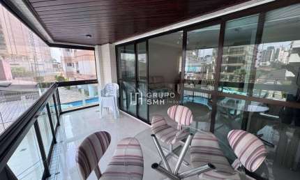 Apartamento com 4 dormitórios para alugar, 146 m² por R$ 8.000/mês - Astúrias - Guarujá/SP