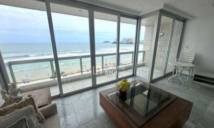 Apartamento com 3 dormitórios, 172 m² - venda por R$ 960.000 ou aluguel por R$ 9.000/mês - Pitangueiras Frente Mar - Guarujá/SP