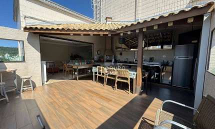 Cobertura com 3 dormitórios à venda, 135 m² por R$ 800.000,00 - Astúrias - Guarujá/SP