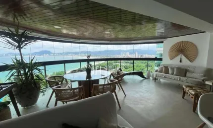 Apartamento com 5 dormitórios à venda, 225 m² por r$ 4.200.000,00 - enseada - guarujá/sp