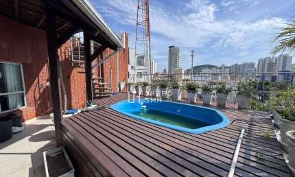 Cobertura com 3 dormitórios à venda, 193 m² por R$ 750.000,00 - Tombo - Guarujá/SP