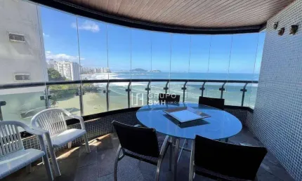 Apartamento com 4 dormitórios, 200 m² - venda por R$ 2.000.000,00 ou aluguel por R$ 15.000,00/mês - Astúrias Frente Mar - Guarujá/SP