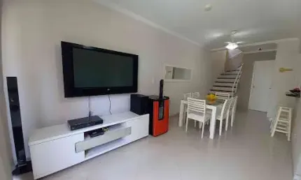 Apartamento duplex com 3 dormitórios à venda, 90 m² por r$ 424.000,00 - enseada - guarujá/sp