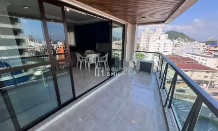 Apartamento com 4 dormitórios à venda, 146 m² por r$ 900.000 - astúrias - guarujá/sp