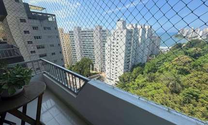 Apartamento com 4 dormitórios para alugar, 170 m² por R$ 5.900/mês - Barra Funda - Guarujá/SP