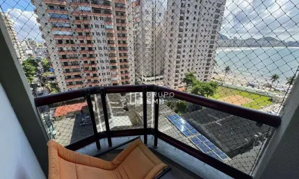 Apartamento com 4 dormitórios à venda, 180 m² por r$ 750.000 - astúrias - guarujá/sp