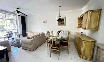 Apartamento com 3 dormitórios, 124 m² - venda por R$ 680.000 ou aluguel por R$ 5.200/mês - Pitangueiras - Guarujá/SP