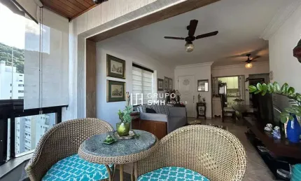 Apartamento com 3 dormitórios à venda, 107 m² por R$ 750.000 - Barra Funda - Guarujá/SP