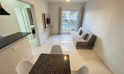 Apartamento com 1 dormitório para alugar, 48 m² por R$ 2.900/mês - Enseada - Guarujá/SP